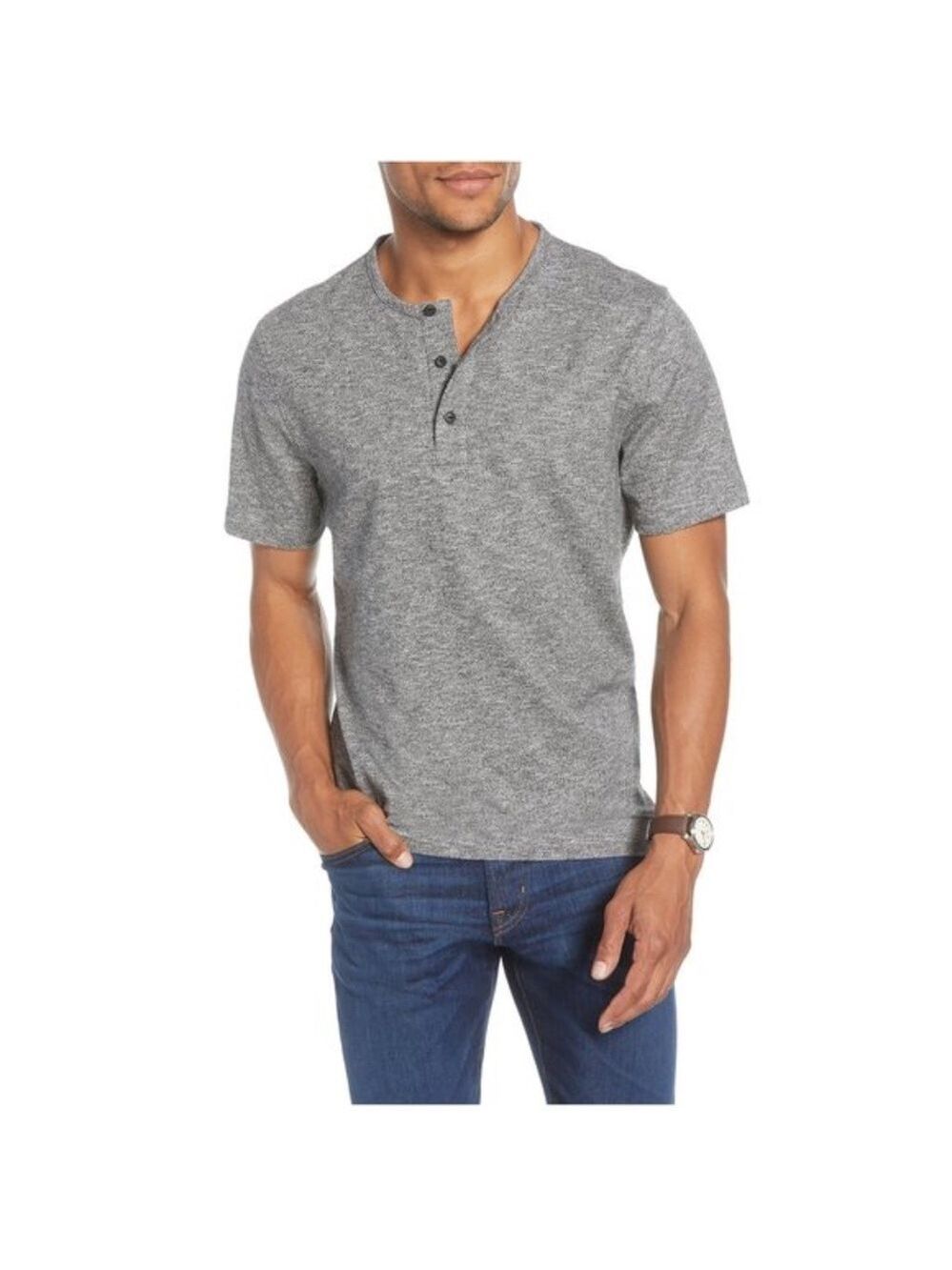 1901 Marl Henley T-Shirt